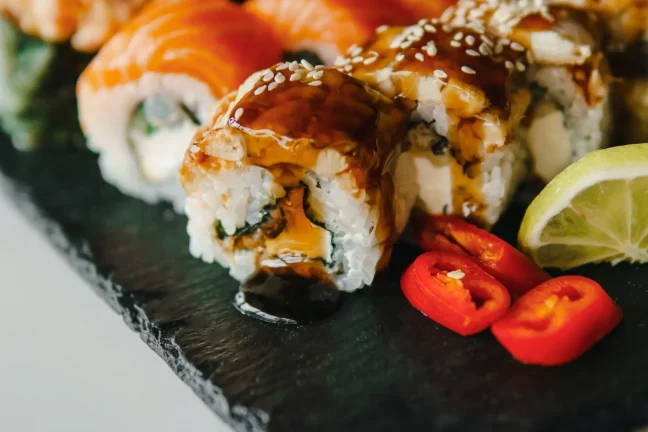 Variedad de sushi
